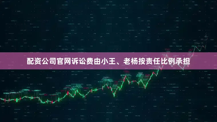配资公司官网诉讼费由小王、老杨按责任比例承担